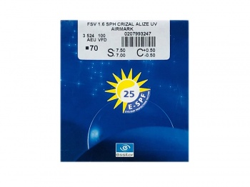 Mắt kính Essilor Crizal Alize 1.60